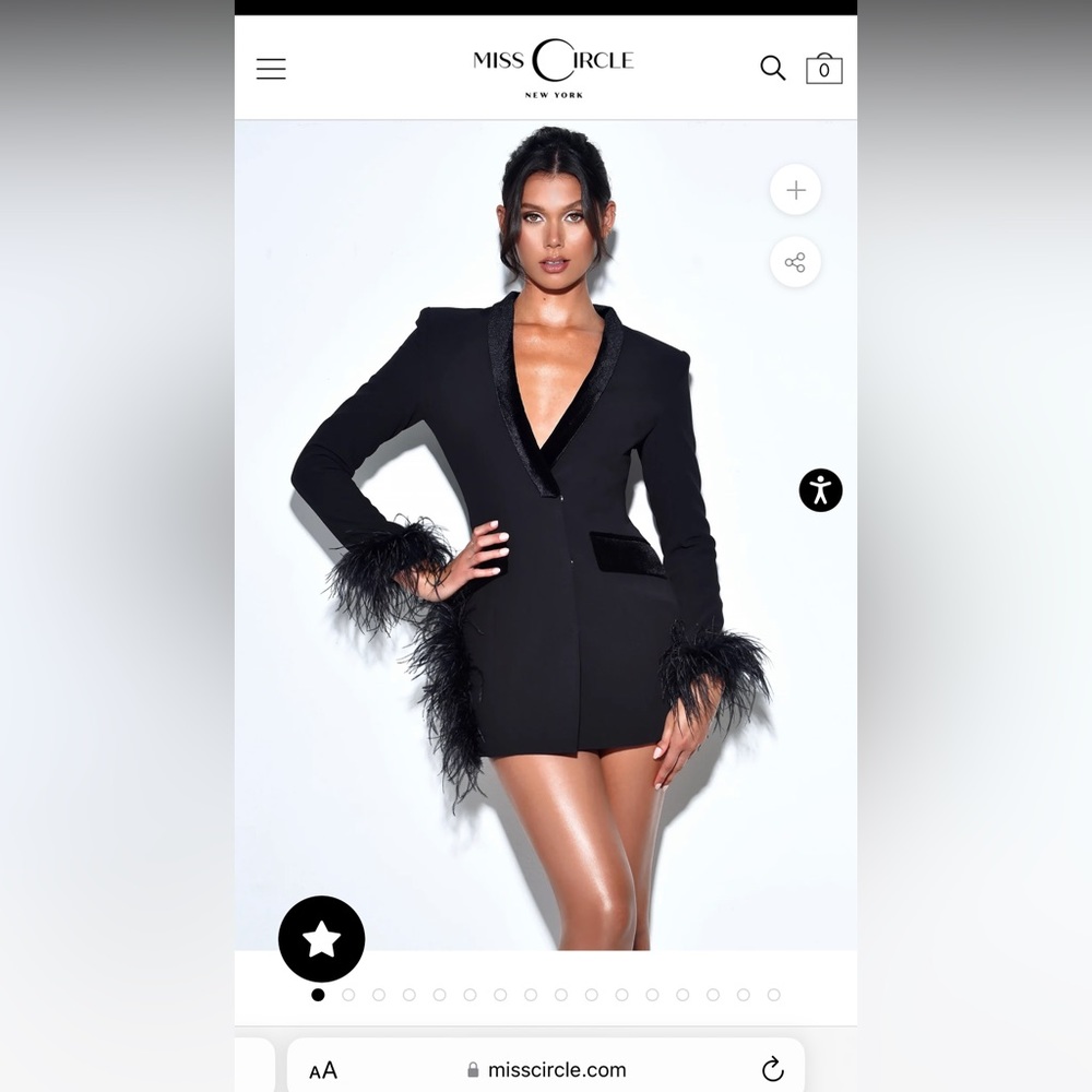Mrs circle blazer dress